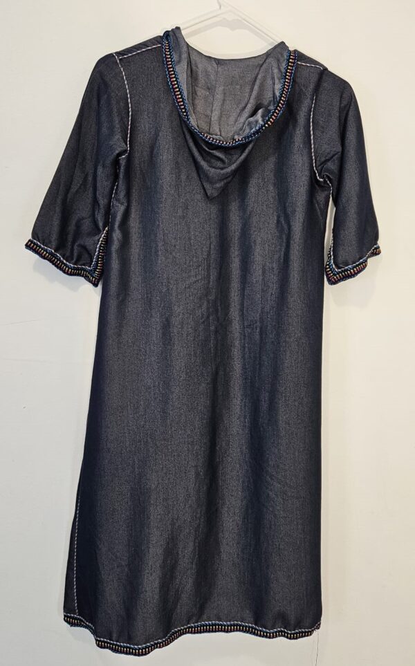 Modern Teen / Young Ladies Jellaba Thobe (Denim look) - Image 2