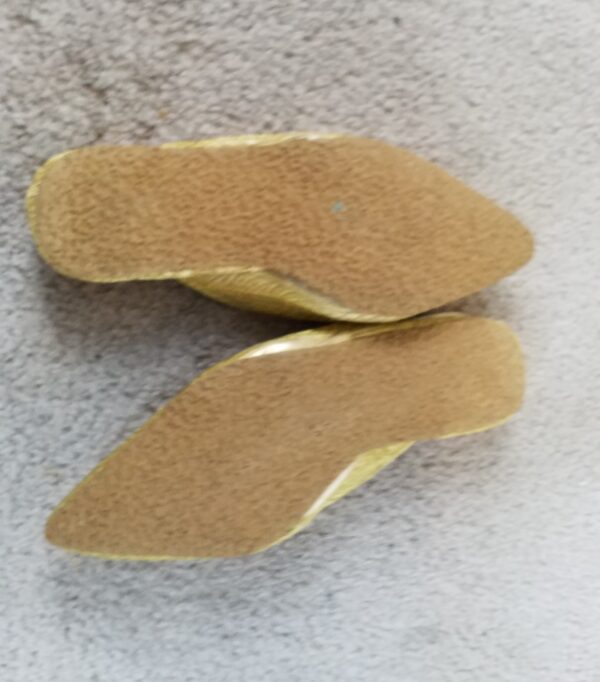 Golden Girl Mules slippers (Babouches) - Image 3