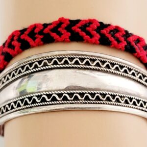 Traditions hunt Vintage silver bracelet from Morocco