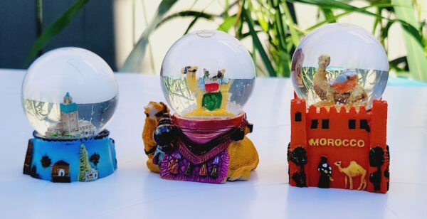 Snow globe Morocco Souvenir, Morocco Kasbah, Marrakech Morocco Sahara Souvenir