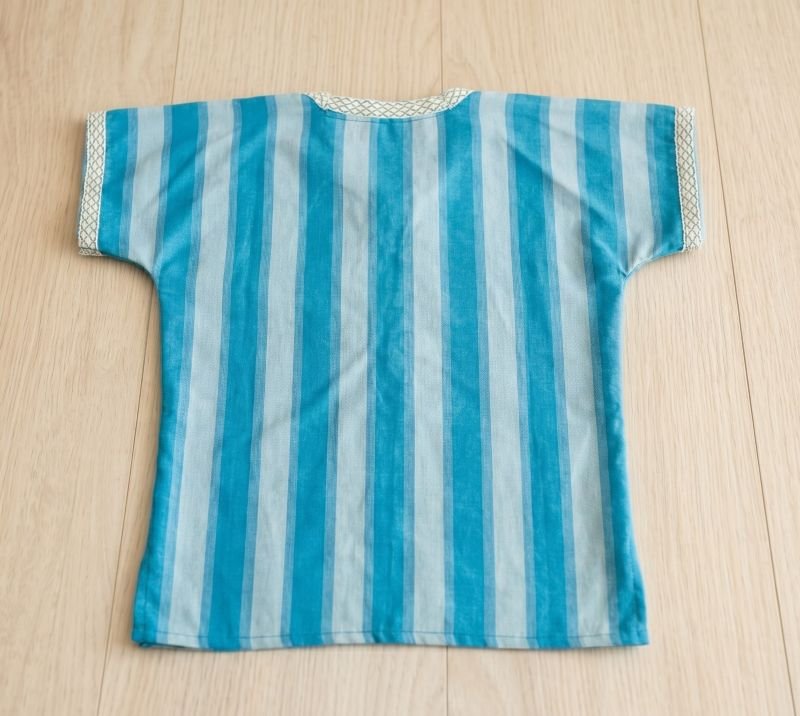 Tunique traditionnelle style Gandoura Marocaine Enfant (6-8 ans) – ÉTAT NEUF – Image 3